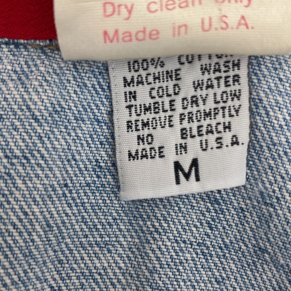 Romeo Romeo Vintage Denim Vest.  Size Medium. - Picture 7 of 8